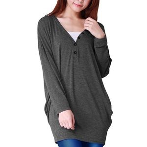 Oversized batwing tunic